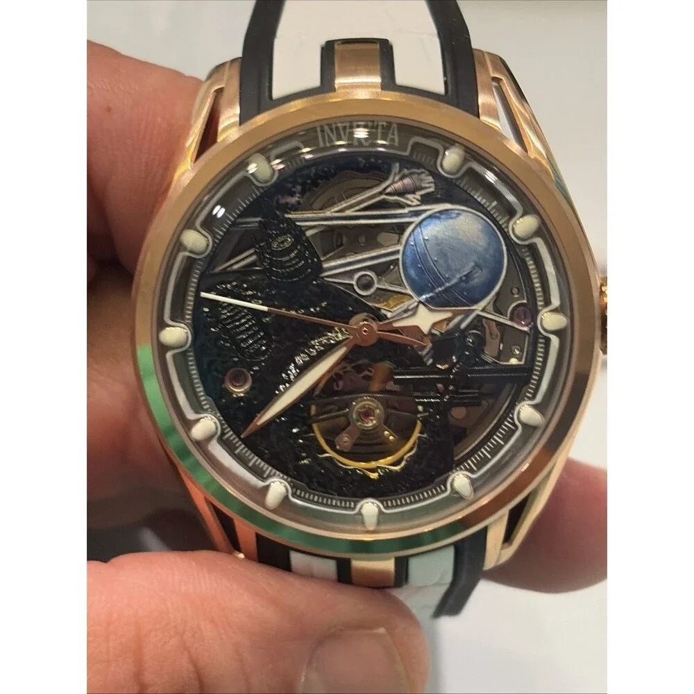 Invicta Celestial Naosia Automatic Men Watch w/ Skeleton Dial, 45mm Model 70089
